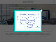 Tablet Screenshot of euromedclinicdubai.com